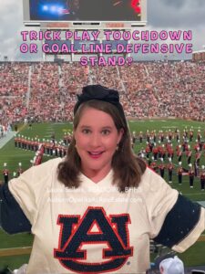 Football field at Jordan-Hare Stadium during Auburn football game day