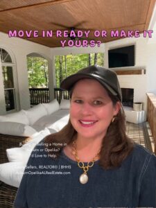 Laura Sellers discusses buying a home in Auburn and choosing move-in ready or a home to personalize