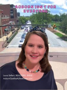Laura Sellers discusses whether to move to Auburn or explore homes in Opelika and surrounding areas